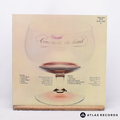 Deep Purple - Come Taste The Band - A-3U B-1U LP Vinyl Record - EX/EX