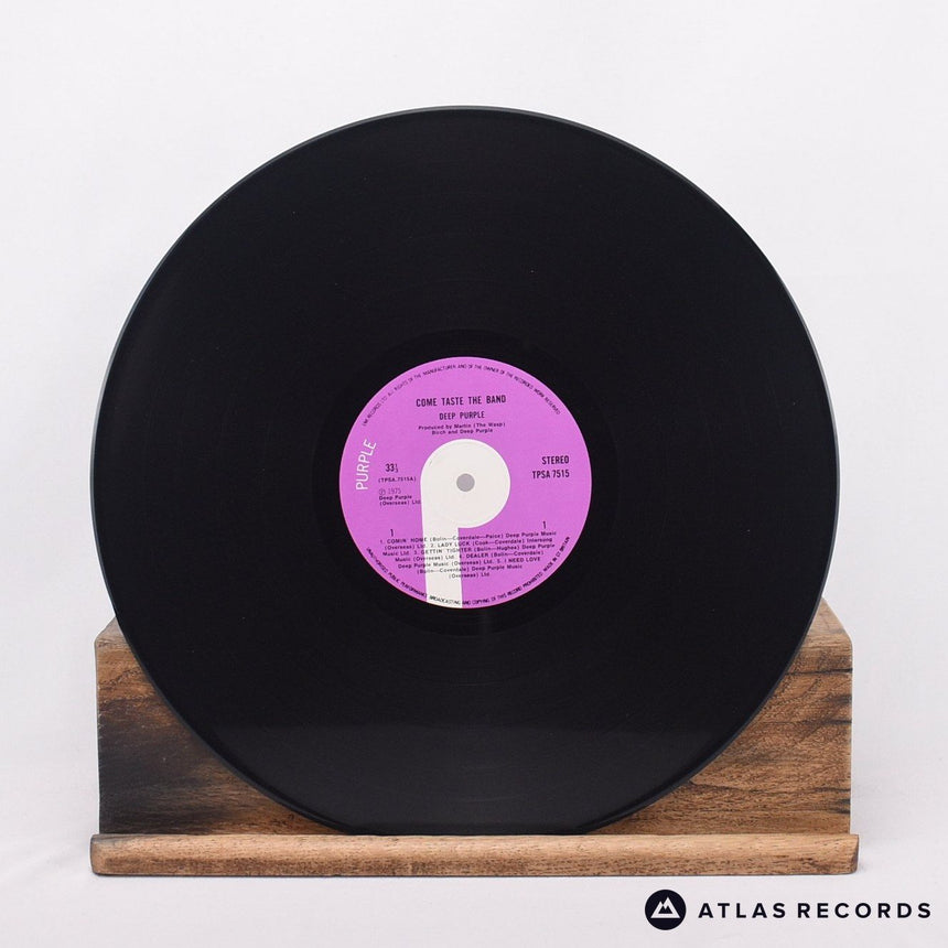 Deep Purple - Come Taste The Band - First Press A3U B-3U LP Vinyl Record - EX/EX