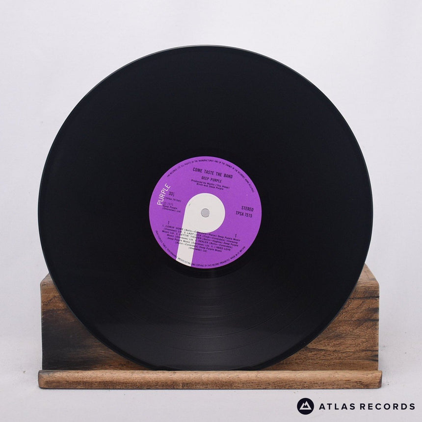 Deep Purple - Come Taste The Band - A-1 B-1 LP Vinyl Record - EX/EX