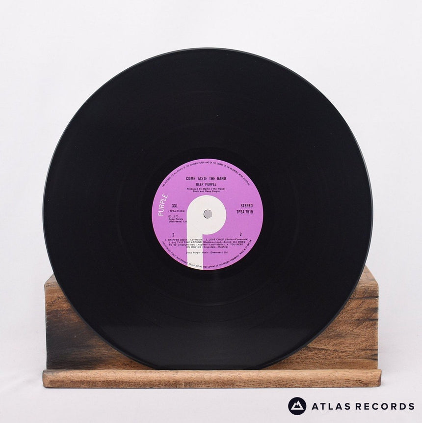 Deep Purple - Come Taste The Band - First Press A3U B-3U LP Vinyl Record - EX/EX