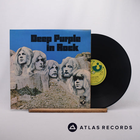 Deep Purple Deep Purple In Rock LP Vinyl Record - Front Cover & Record