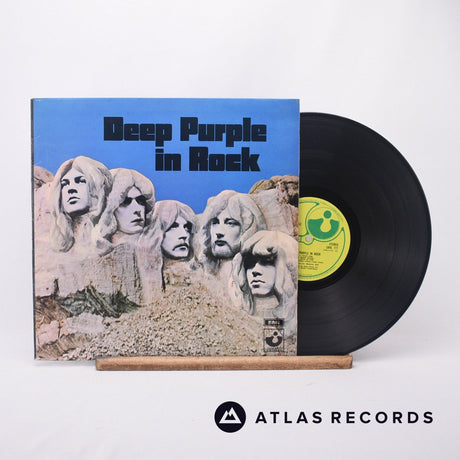 Deep Purple Deep Purple In Rock LP Vinyl Record - Front Cover & Record