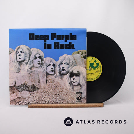 Deep Purple Deep Purple In Rock LP Vinyl Record - Front Cover & Record
