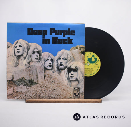 Deep Purple Deep Purple In Rock LP Vinyl Record - Front Cover & Record