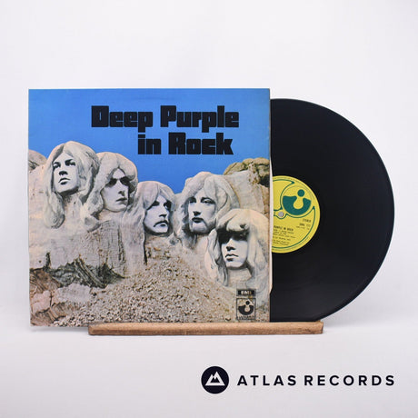 Deep Purple Deep Purple In Rock LP Vinyl Record - Front Cover & Record
