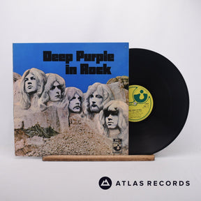 Deep Purple Deep Purple In Rock LP Vinyl Record - Front Cover & Record