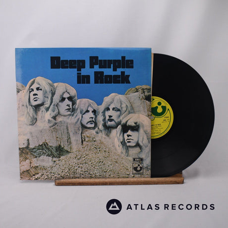 Deep Purple Deep Purple In Rock LP Vinyl Record - Front Cover & Record