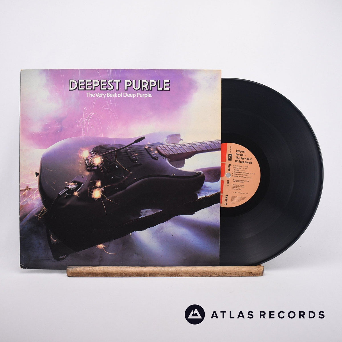 Deep Purple Deepest Purple : The Very Best Of Deep Purple LP Vinyl Record - Front Cover & Record