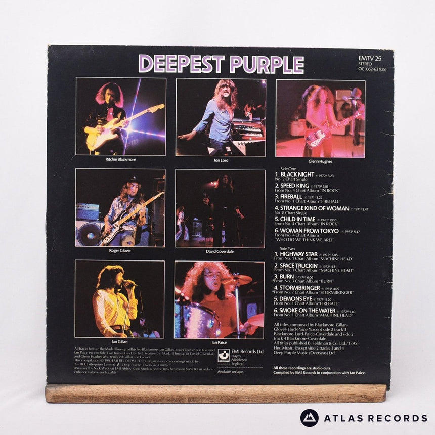 Deep Purple - Deepest Purple - LP Vinyl Record - VG+/EX