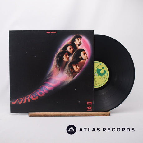 Deep Purple Fireball LP Vinyl Record - Front Cover & Record