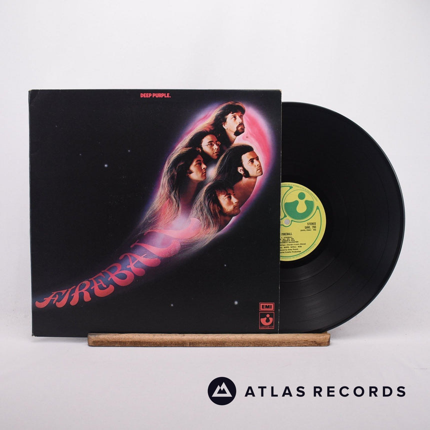 Deep Purple Fireball LP Vinyl Record - Front Cover & Record