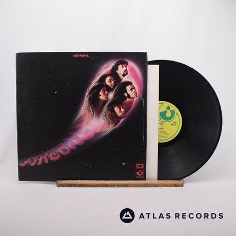 Deep Purple Fireball LP Vinyl Record - Front Cover & Record