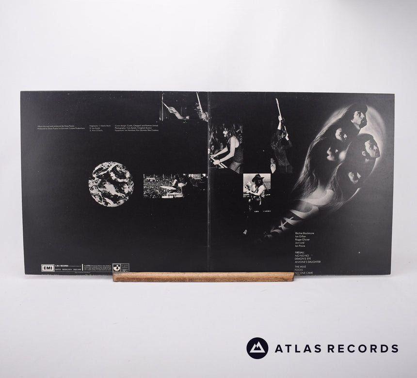 Deep Purple - Fireball - Lyric Sheet Porky A-3 B-5 LP Vinyl Record - VG+/EX