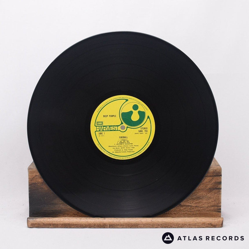 Deep Purple - Fireball - Lyric Sheet Porky A-3 B-5 LP Vinyl Record - VG+/EX