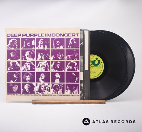 Deep Purple In Concert Double LP Vinyl Record - Front Cover & Record