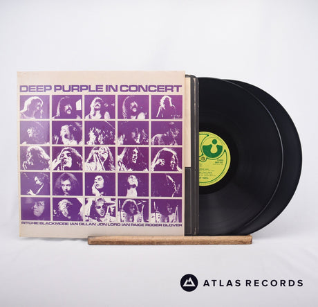 Deep Purple In Concert 2 x LP Vinyl Record - Front Cover & Record