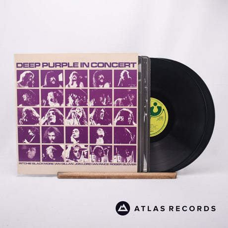 Deep Purple In Concert 2 x LP Vinyl Record - Front Cover & Record