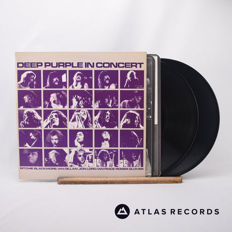 Deep Purple In Concert 2 x LP Vinyl Record - Front Cover & Record
