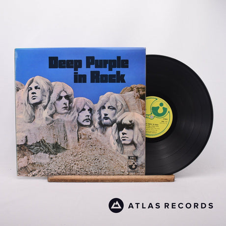 Deep Purple In Rock LP Vinyl Record - Front Cover & Record