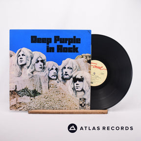 Deep Purple In Rock LP Vinyl Record - Front Cover & Record