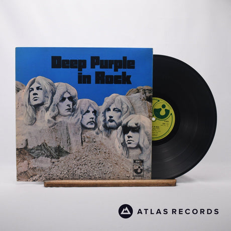 Deep Purple In Rock LP Vinyl Record - Front Cover & Record