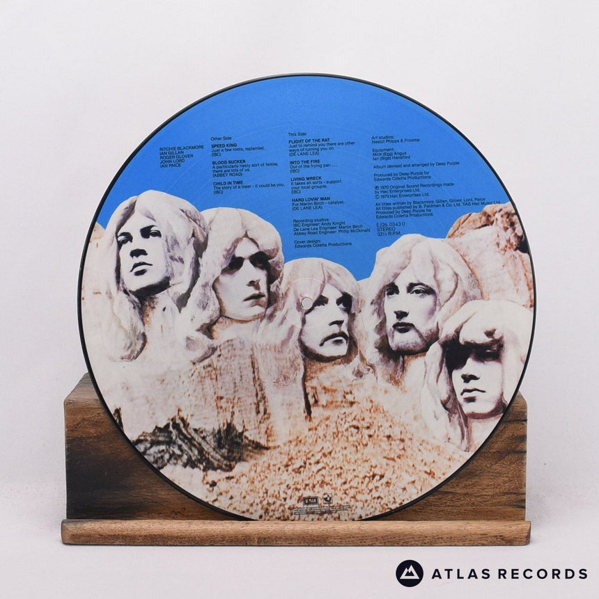 Deep Purple - In Rock - Htm Picture Disc +A +B LP Vinyl Record - EX/EX