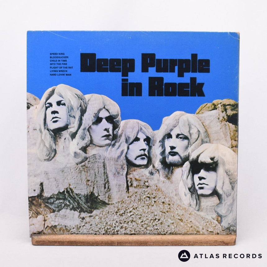 Deep Purple - In Rock - Reissue Gatefold Canada A B LP Vinyl Record - VG+/EX
