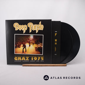 Deep Purple Live In Graz 1975 2 x LP Vinyl Record - Front Cover & Record