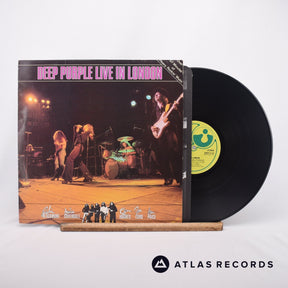 Deep Purple Live In London LP Vinyl Record - Front Cover & Record