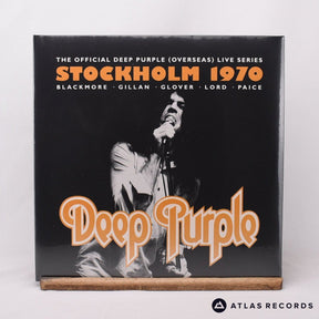 Deep Purple Live In Stockholm 1970 3 x LP Vinyl Record - Front Cover & Record