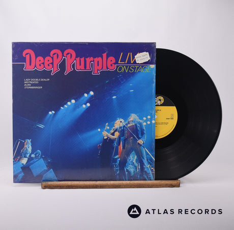 Deep Purple Live On Stage LP Vinyl Record - Front Cover & Record