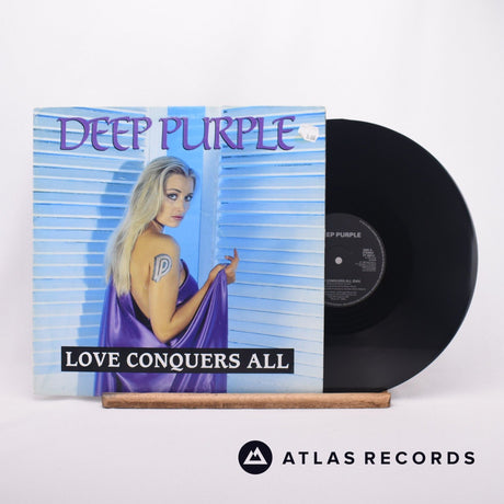 Deep Purple Love Conquers All 12" Vinyl Record - Front Cover & Record