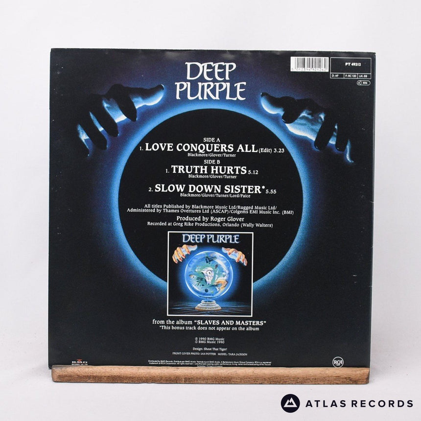 Deep Purple - Love Conquers All - Poster Sleeve 12" Vinyl Record - VG+/EX
