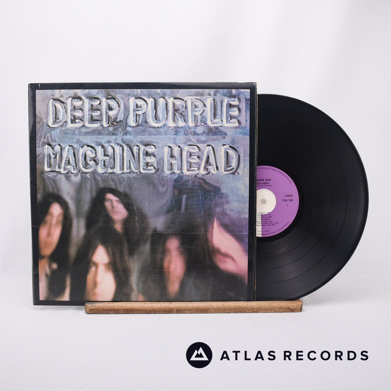 Deep Purple Machine Head LP Vinyl Record - Front Cover & Record