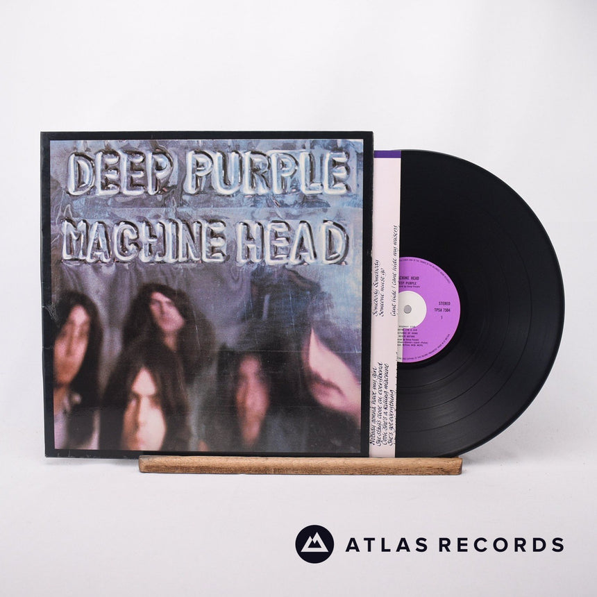 Deep Purple Machine Head LP Vinyl Record - Front Cover & Record