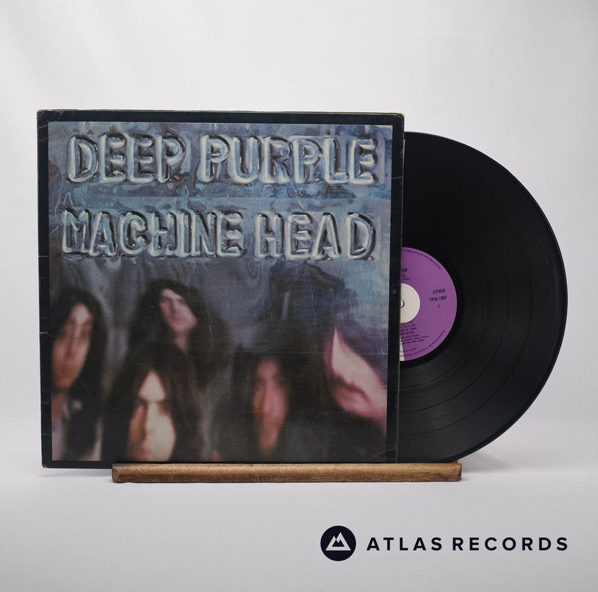 Deep Purple Machine Head LP Vinyl Record - Front Cover & Record