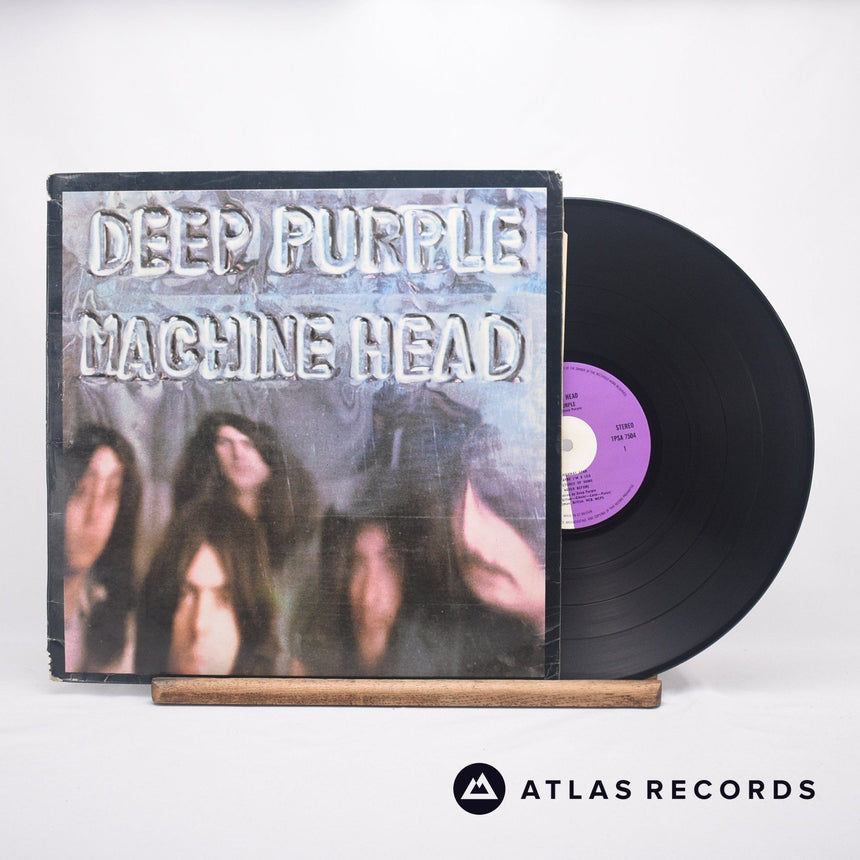 Deep Purple Machine Head LP Vinyl Record - Front Cover & Record