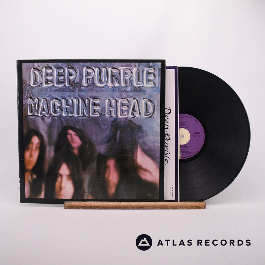 Deep Purple Machine Head LP Vinyl Record - Front Cover & Record