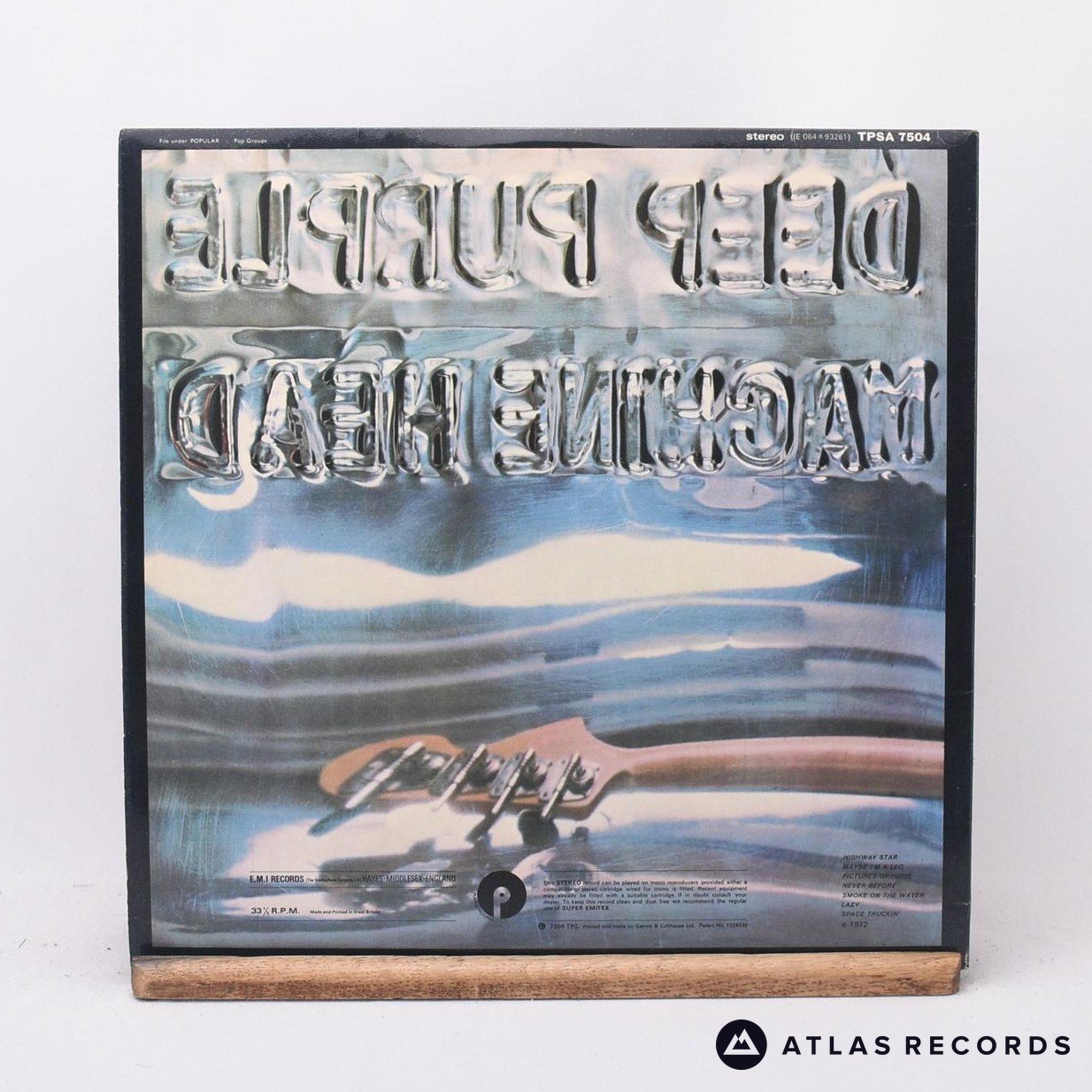 DEEP PURPLE/Machine Head/ UK盤LPレコード Deep Purple Machine Head LP Vinyl Record EX/EX – Atlas Records