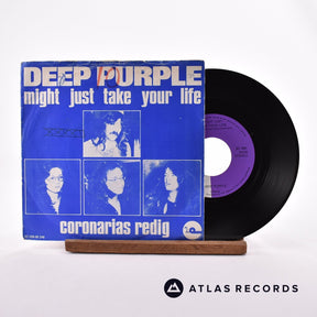 Deep Purple Might Just Take Your Life 7" Vinyl Record - Front Cover & Record