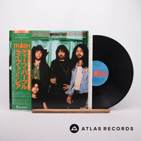 Deep Purple New, Live And Rare LP Vinyl Record - Front Cover & Record