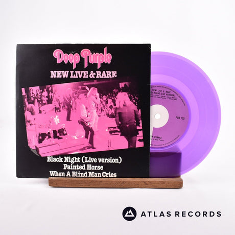 Deep Purple New Live & Rare 7" Vinyl Record - Front Cover & Record