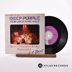 Deep Purple New Live & Rare Vol 2 7" Vinyl Record - Front Cover & Record