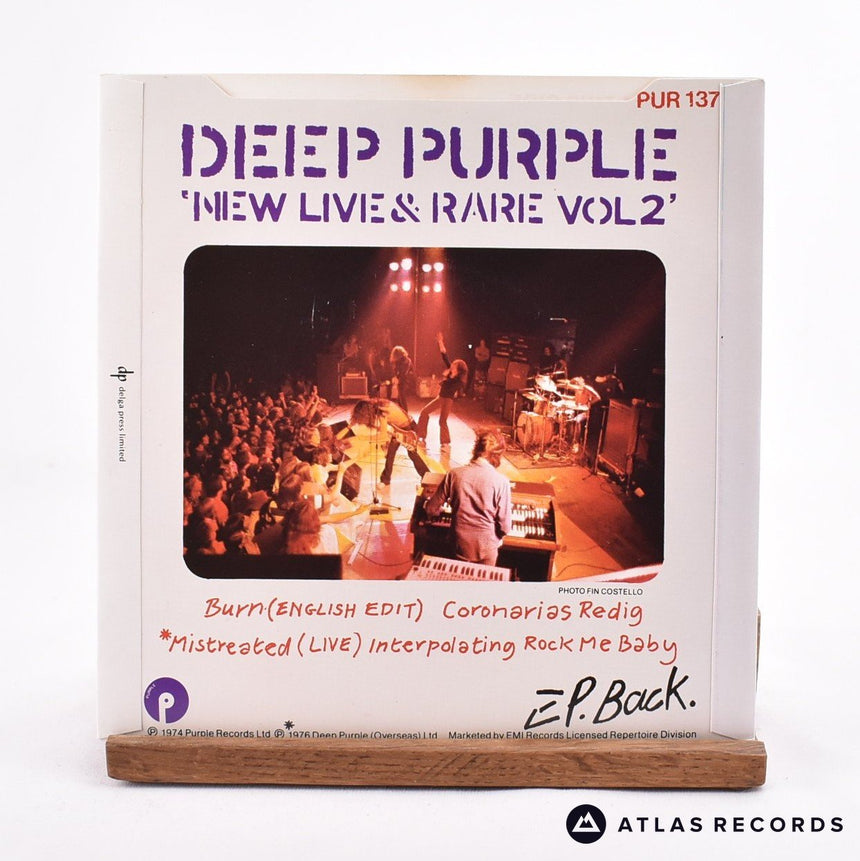 Deep Purple - New Live & Rare Vol 2 - 7" EP Vinyl Record - EX/EX