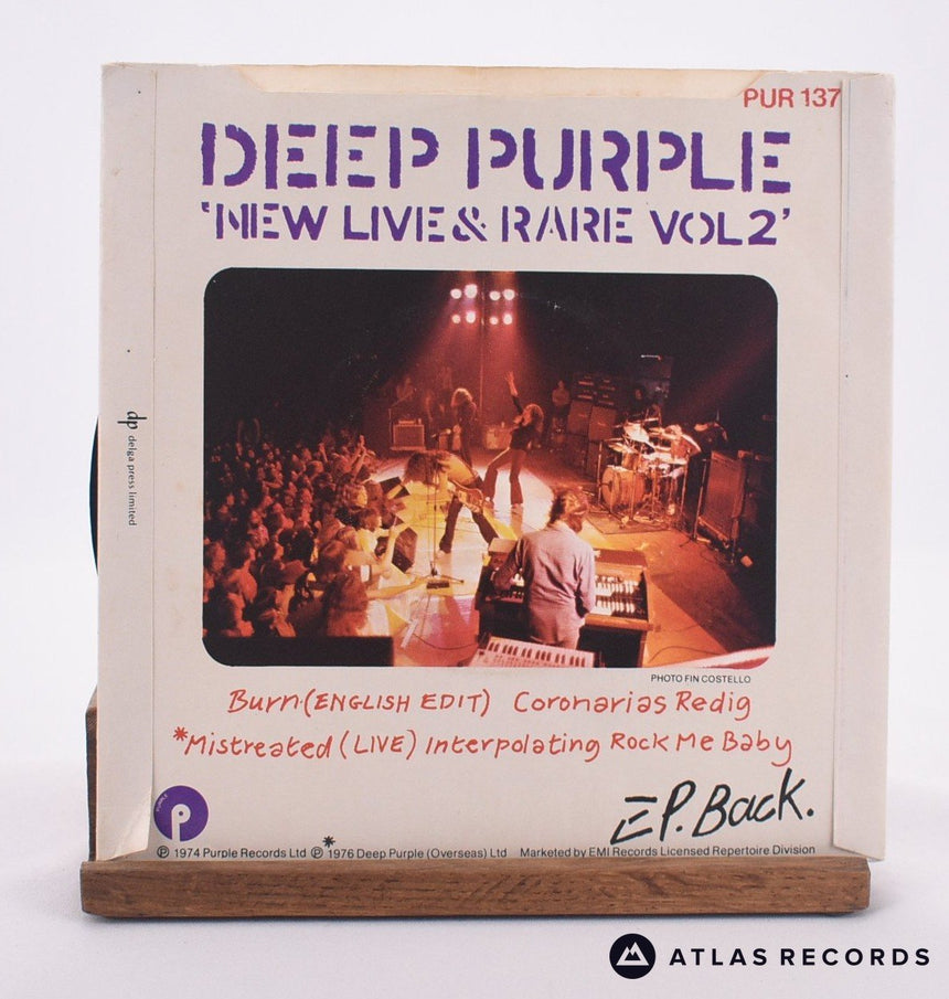 Deep Purple - New Live & Rare Vol 2 - 7" EP Vinyl Record - VG+/VG+