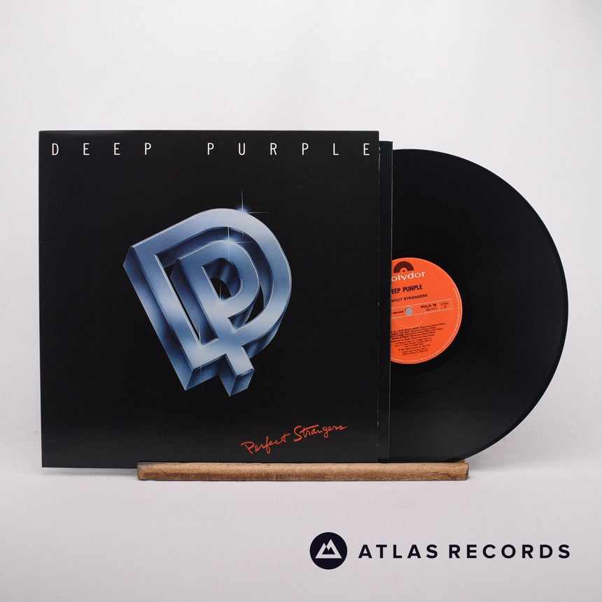 Deep Purple Perfect Strangers LP Vinyl Record - Front Cover & Record