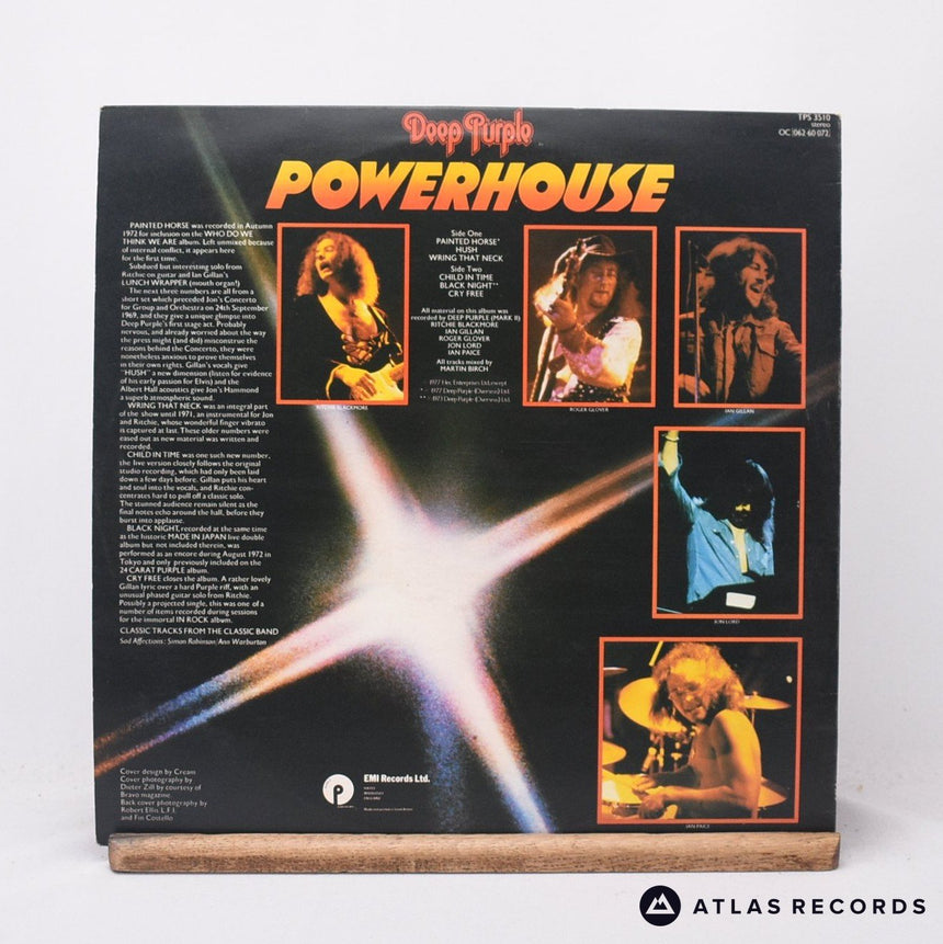 Deep Purple - Powerhouse - First Uk Press LP Vinyl Record - EX/EX