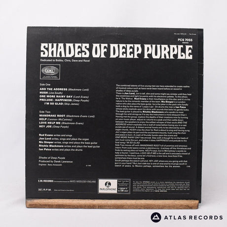 Deep Purple - Shades Of Deep Purple - Repress 689-1 LP Vinyl Record - EX/VG+