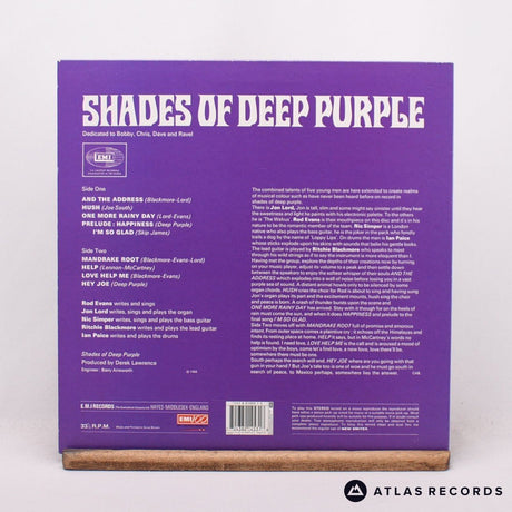 Deep Purple - Shades Of Deep Purple - 180G A-1 B-2 LP Vinyl Record - NM/EX