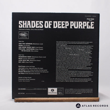 Deep Purple - Shades Of Deep Purple - Repress -1 -1 LP Vinyl Record - EX/EX